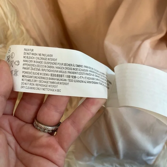 REVOLVE MINKPINK OTT LUXE FUR JACKET COAT M/L